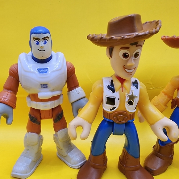 Fisher Price Imaginext Lot Toy Story Woody Buzz Lightyear 3" - Picture 2 of 6